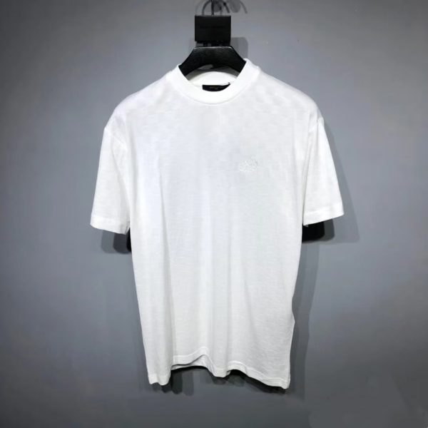 Luxury Louis Vuitton Short Sleeves Black Knit Breathable Collection
