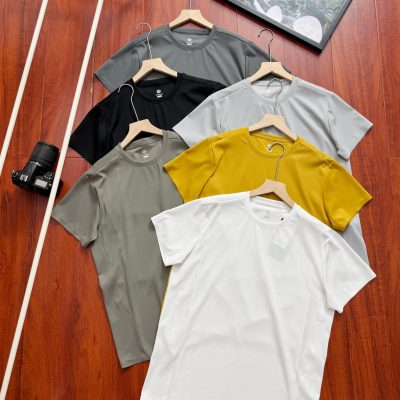 Premium Quality Lululemon Short Sleeves Black Casual Collection