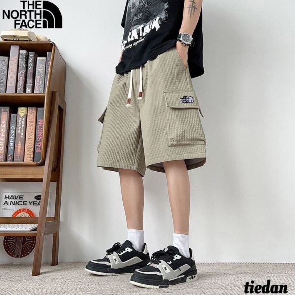 Premium The North Face Shorts Khaki Plaid Style