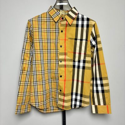 Luxury Burberry Long Sleeves Cotton Classic Collection