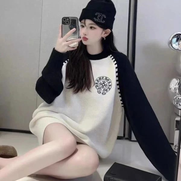 Premium Chrome Hearts Sweaters Wool Jacquard Luxury
