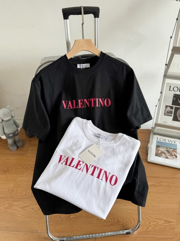 Luxury Valentino Short Sleeves Red Print Luxury