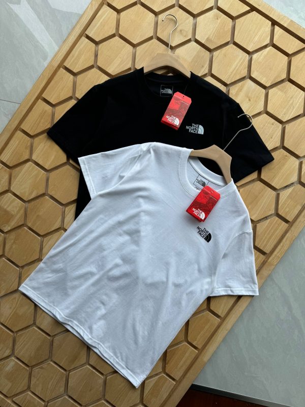 Premium The North Face Short Sleeves Black Print Luxury