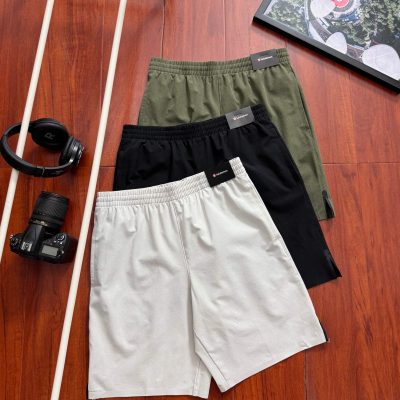High Quality Lululemon Shorts Black Logo Luxury