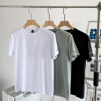 Premium Quality Lululemon T-Shirt Black Silk Breathable Collection