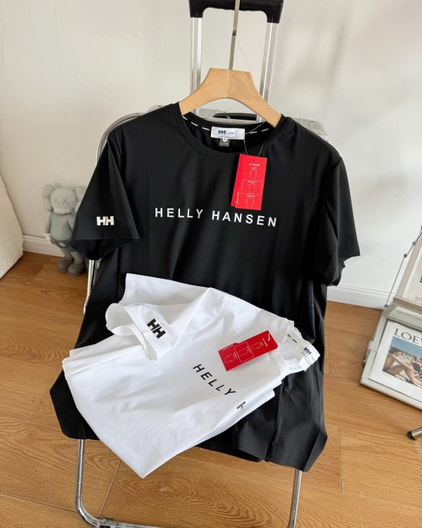 Best Selling Helly Hansen Short Sleeves Black Cotton Casual Style