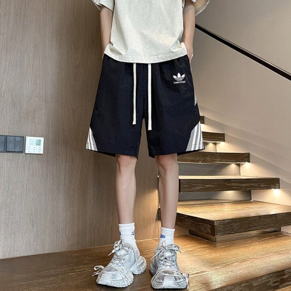 Premium Balenciaga Shorts Black Casual Style