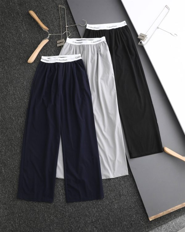 Premium Quality Calvin Klein Loose Pants Black Minimalist Style