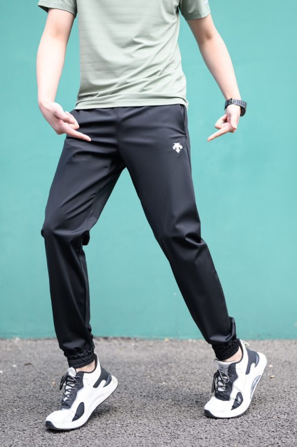 Best Selling Descente Trousers Green Silk Breathable Luxury