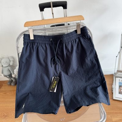 High Quality Ralph Lauren Shorts Black Breathable Style