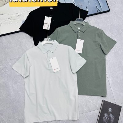 High Quality Lululemon Polo Shirt Black Style