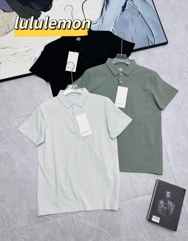 High Quality Lululemon Polo Shirt Black Style