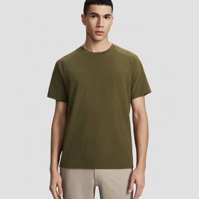 Premium Quality Descente Short-Sleeved Shirts Black Cotton Urban Style