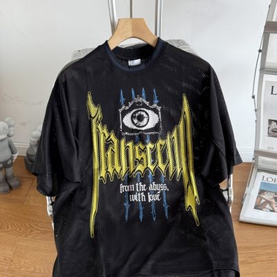 High Quality Burberry Short Sleeves Black Logo Style