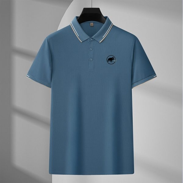 Premium Quality Mammoth Short-Sleeved White Casual Luxury