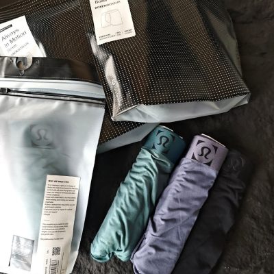 High Quality Lululemon Underwear Black Spandex Solid Luxury