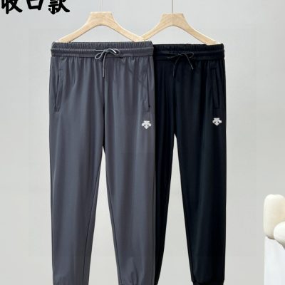 Premium Descente Trousers Black Silk Breathable Collection