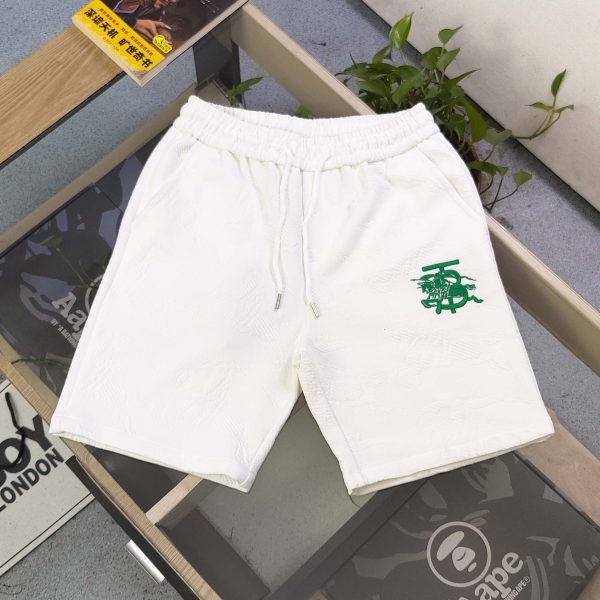 High Quality Burberry Shorts Black Jacquard Collection
