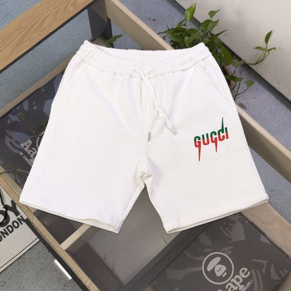 High Quality Gucci Shorts Red Knit Jacquard Style