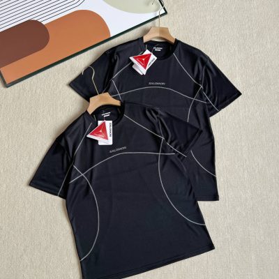 Premium Salomon Short Sleeves Black Casual Collection