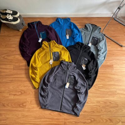 Premium Quality Patagonia Hoodies Black Fleece Breathable Style