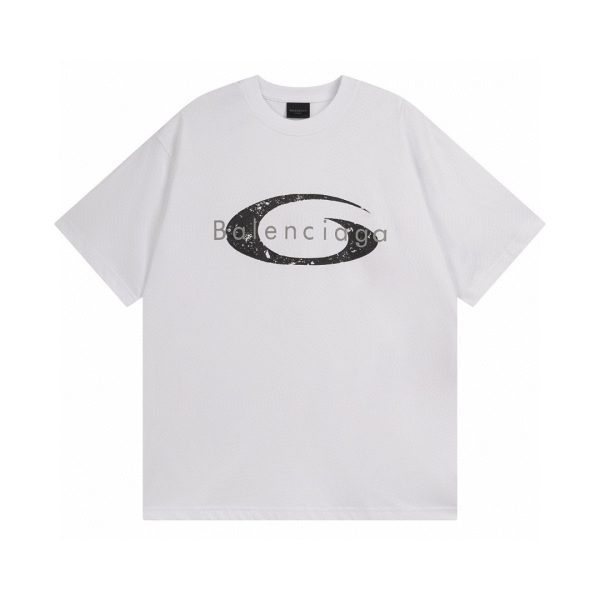 Luxury Balenciaga Short Sleeves Cotton Logo Style