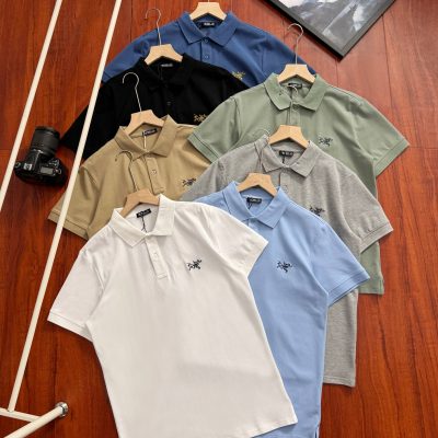 High Quality Ralph Lauren Short-Sleeved T-Shirts Black Cotton Casual Collection