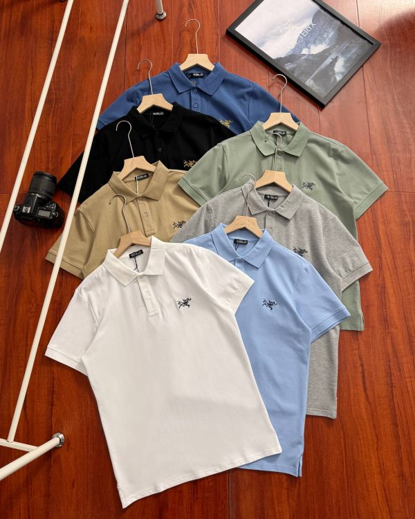 Best Selling Ralph Lauren Short-Sleeved T-Shirts Black Cotton Casual Style