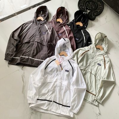 Luxury Patagonia Jackets Black Nylon Breathable Collection