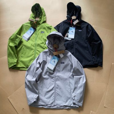 Luxury Patagonia Jackets Black Nylon Breathable Collection