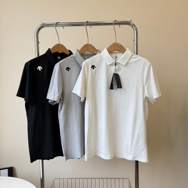 Premium Quality Descente Short-Sleeved White Luxury