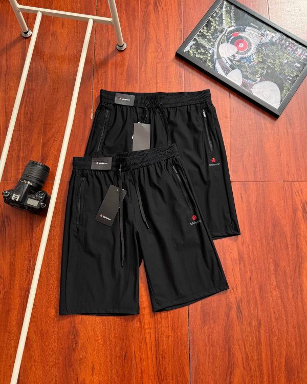 Premium Lululemon Shorts Red Nylon Casual Style