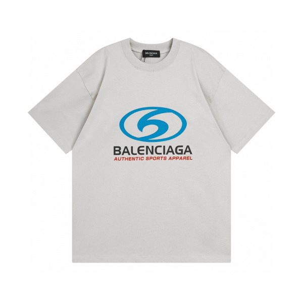High Quality Balenciaga Short Sleeves Cotton Logo Style