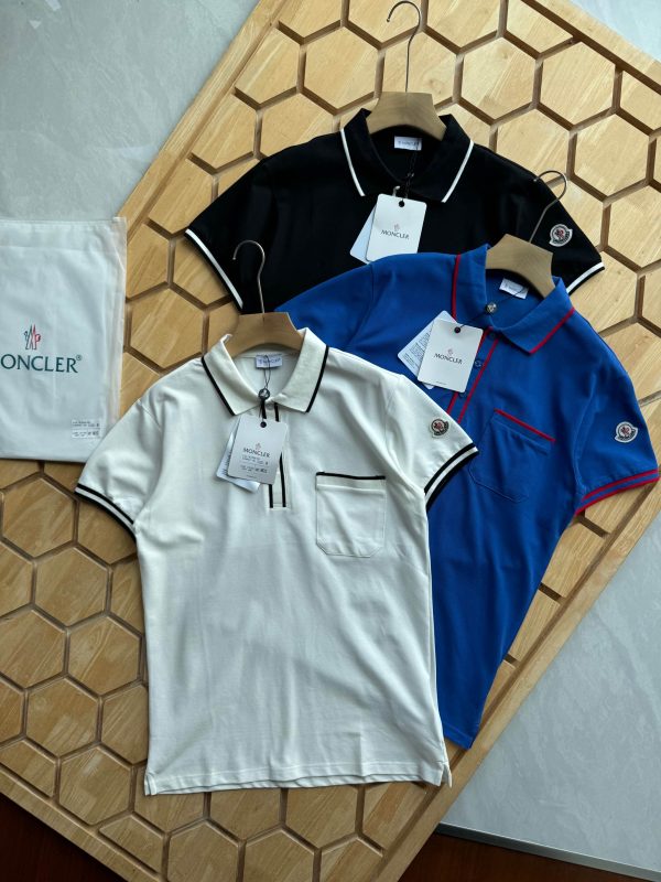 Premium Quality Moncler Polo Shirt Black Logo Luxury