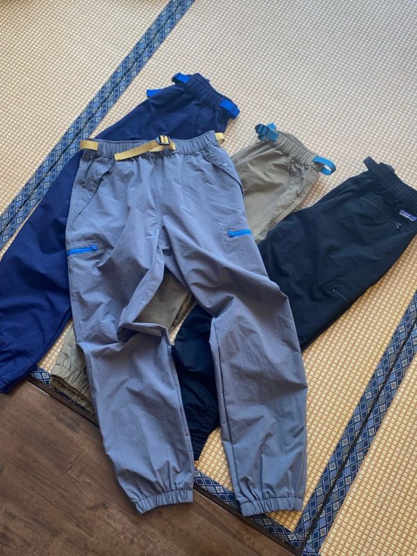 Premium Quality Patagonia Trousers Black Nylon Solid Collection