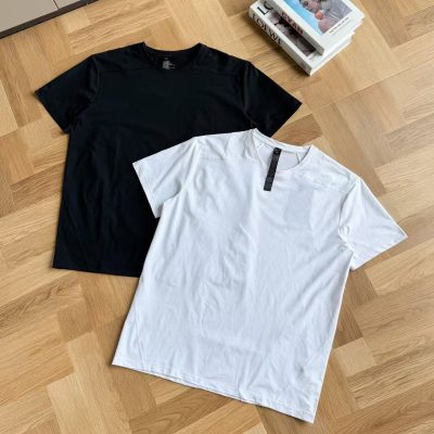 High Quality Lululemon T-Shirt Black Breathable Style