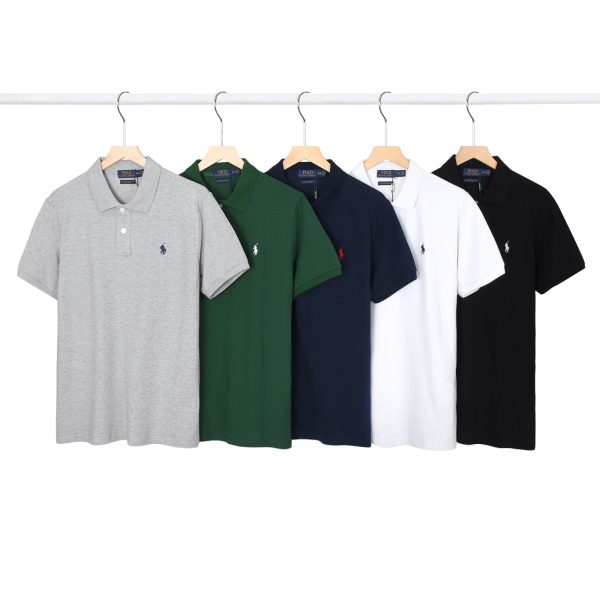 Best Selling Ralph Lauren Short-Sleeved Black Cotton Collection