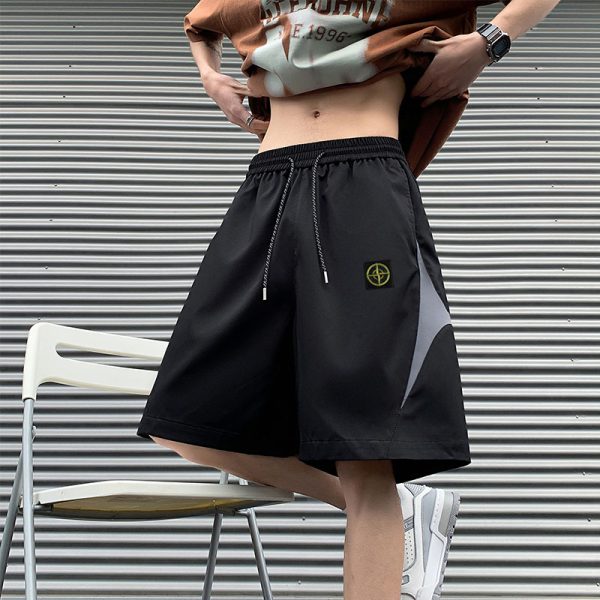 Premium Quality Stone Island Shorts Black Classic Collection