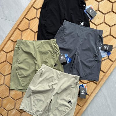 High Quality Mammut Shorts Black Breathable Style
