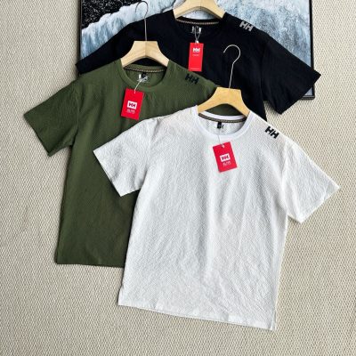 Luxury Helly Hansen Short Sleeves Black Breathable Style