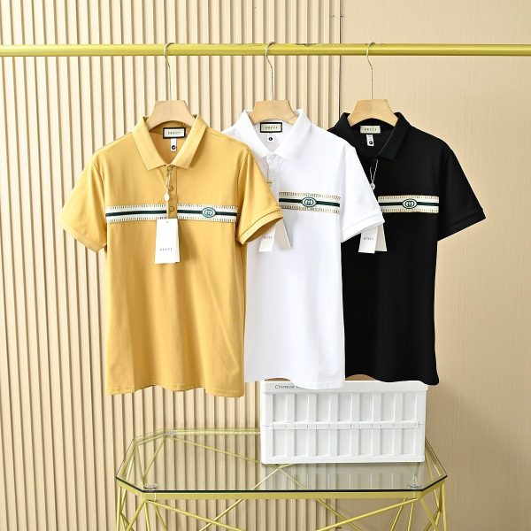 Best Selling Gucci Short-Sleeved Black Knit Embroidery Luxury