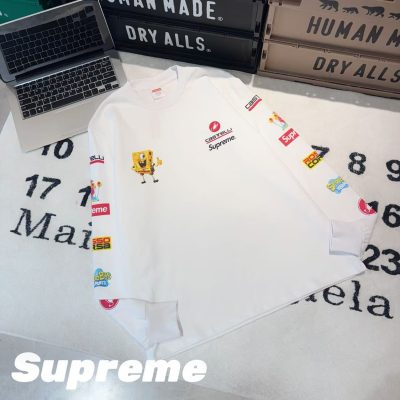 High Quality Supreme Long Sleeves Black Print Collection