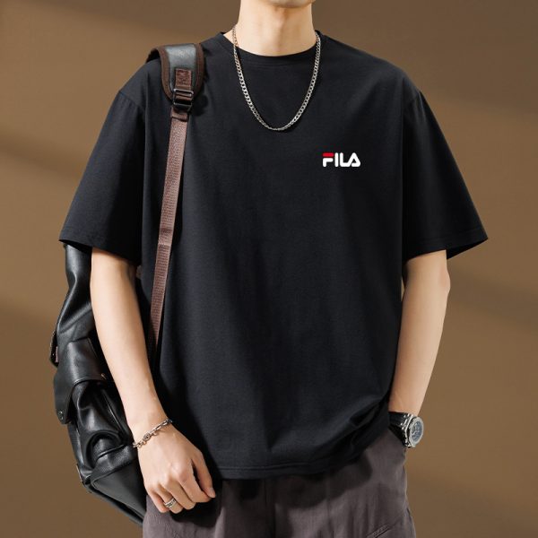 Luxury Fila Short Sleeves Black Luxury