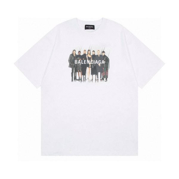 Premium Quality Balenciaga Short Sleeves Cotton Classic Luxury