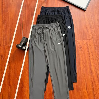 High Quality Descente Pants Black Classic Style