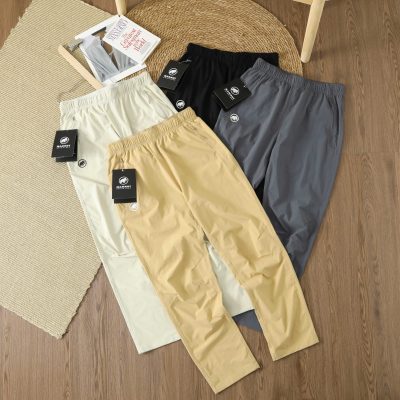 High Quality Mammut Pants Black Casual Luxury
