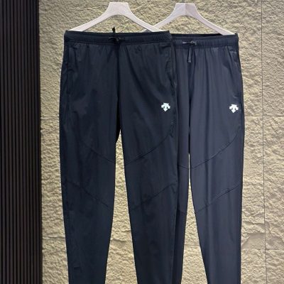 Premium Quality Descente Trousers Black Nylon Casual Collection