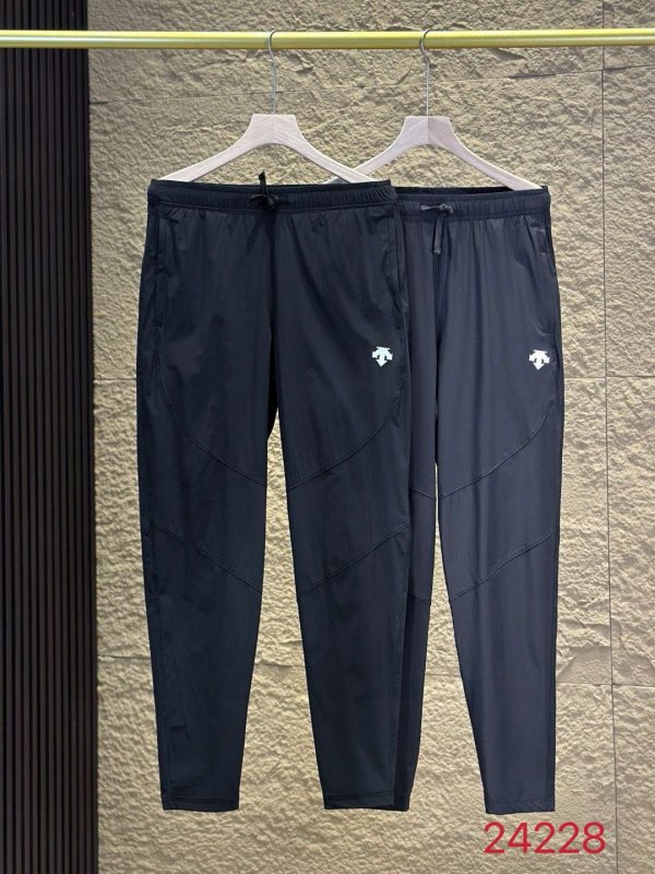 Premium Quality Descente Trousers Black Nylon Casual Collection