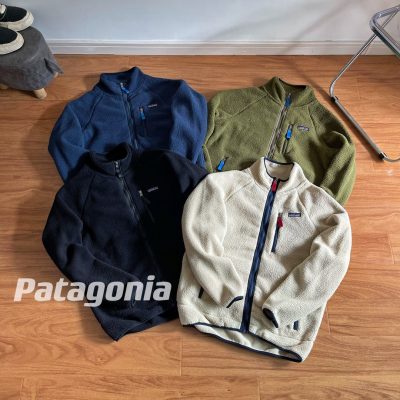 Best Selling Patagonia Coats Black Fleece Retro Collection