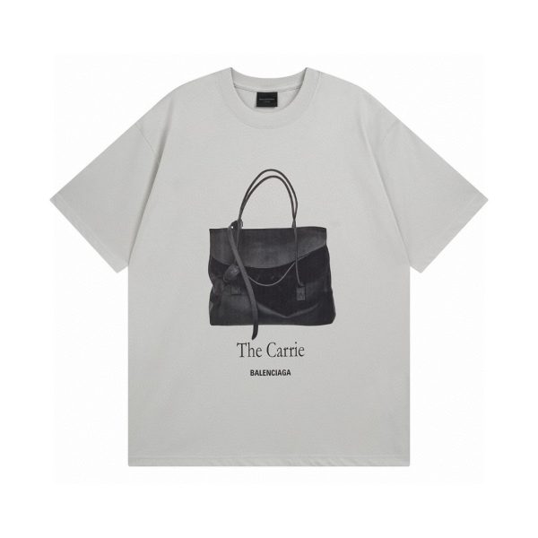 Best Selling Balenciaga Short-Sleeved T-Shirts Cotton Print Collection